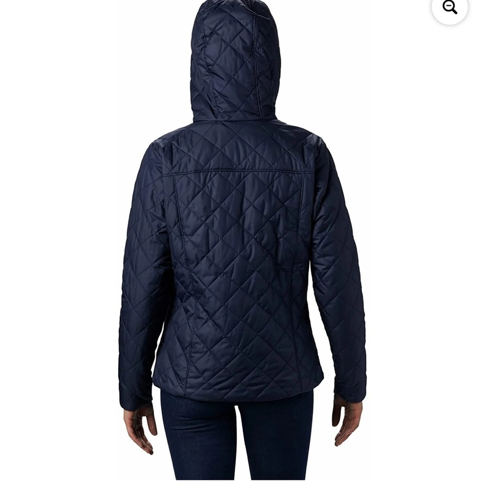 Columbia Womens Copper Crest Hooded Jacket Dark Nocturnal - Picture 2 of 8